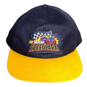 Vintage Sports Specialties Hat One Size Nascar Speedpark Las Vegas 3D Logo 90s
